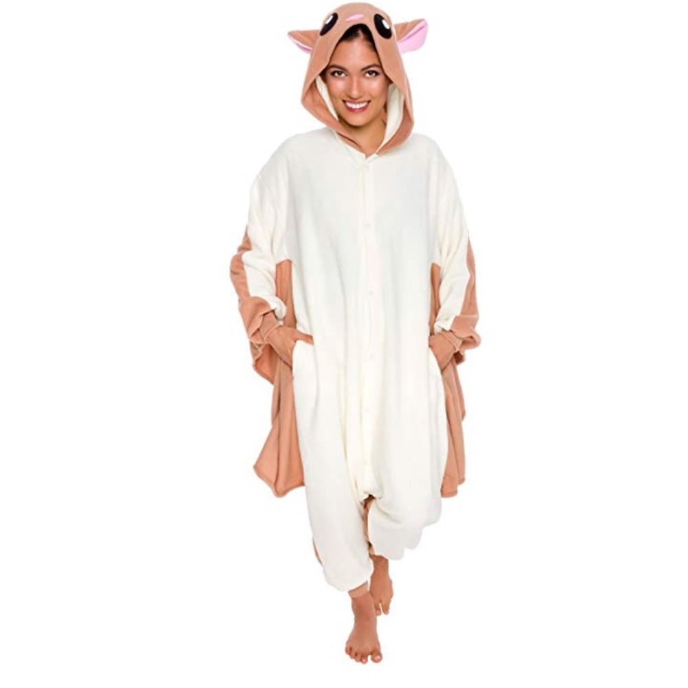 Flying squirrel onesie